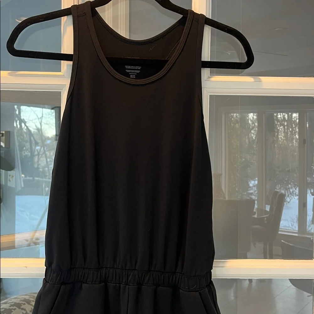 Athleta Girl Hop Skip and a Jumpsuit Size XL/14 Color Black - Picture 5 of 8